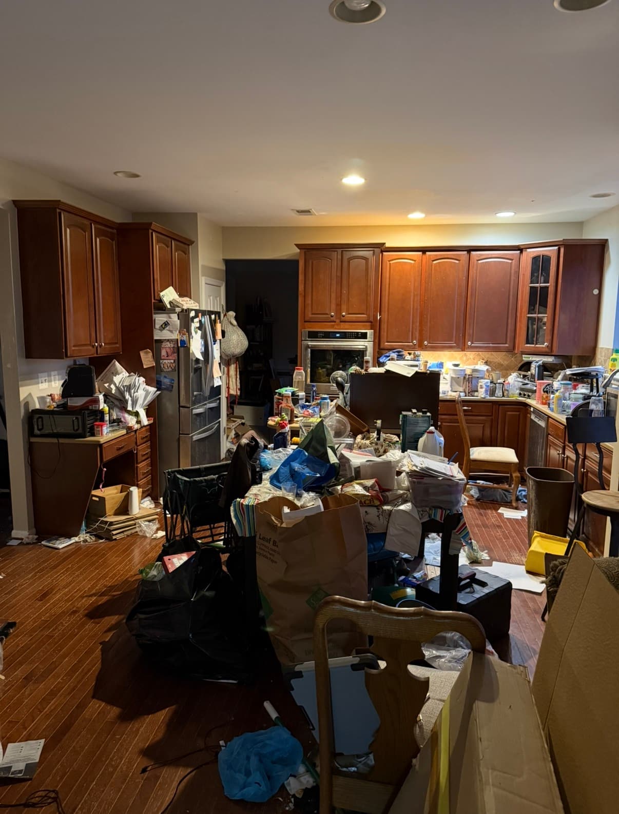 Property interior before purchase